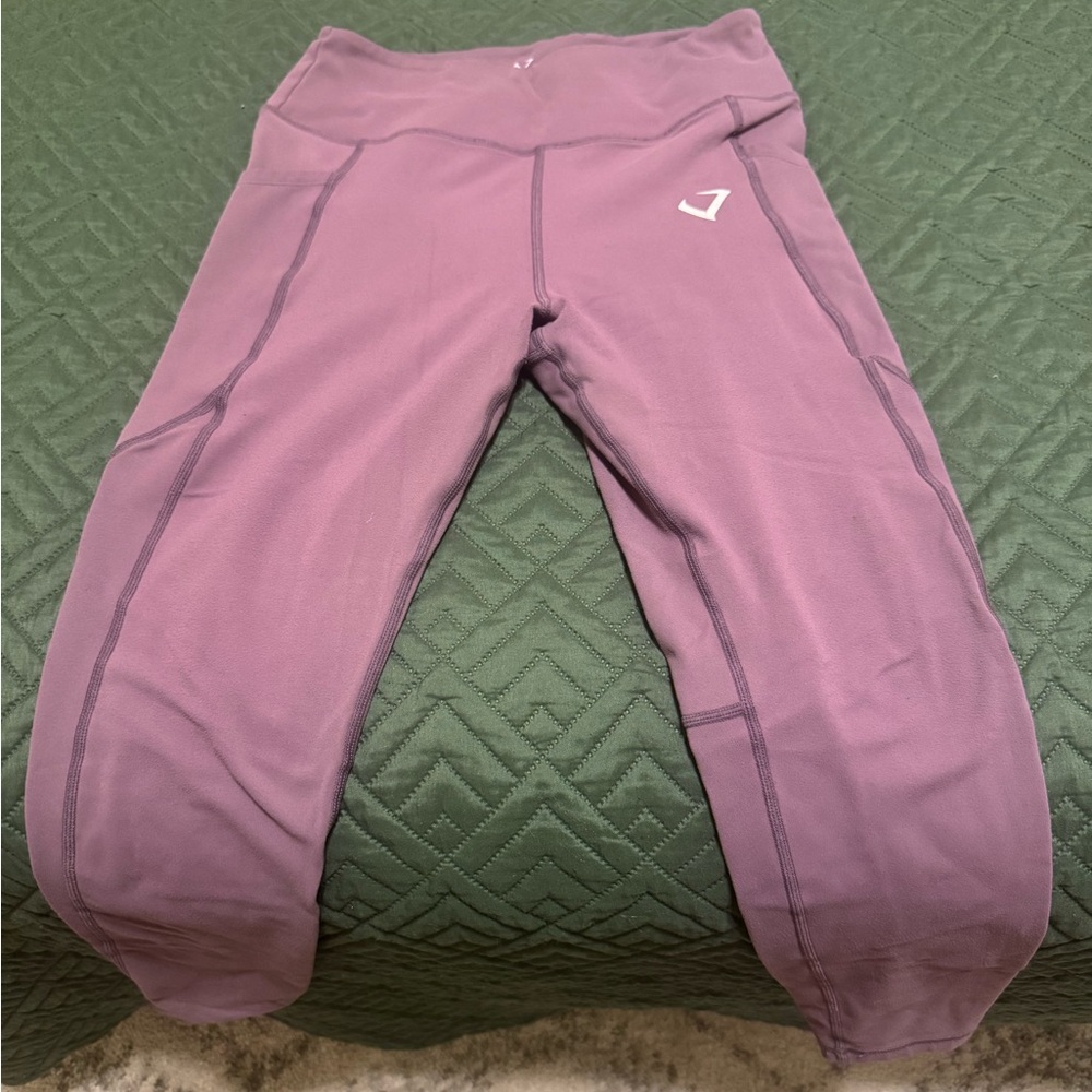 Violate the Dresscode mauve luxe Leggings with pockets